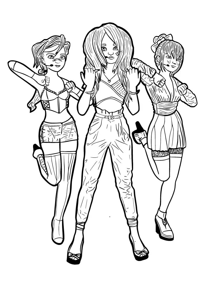 Fun and Free Paper Dolls and Clothes Color with Kerry