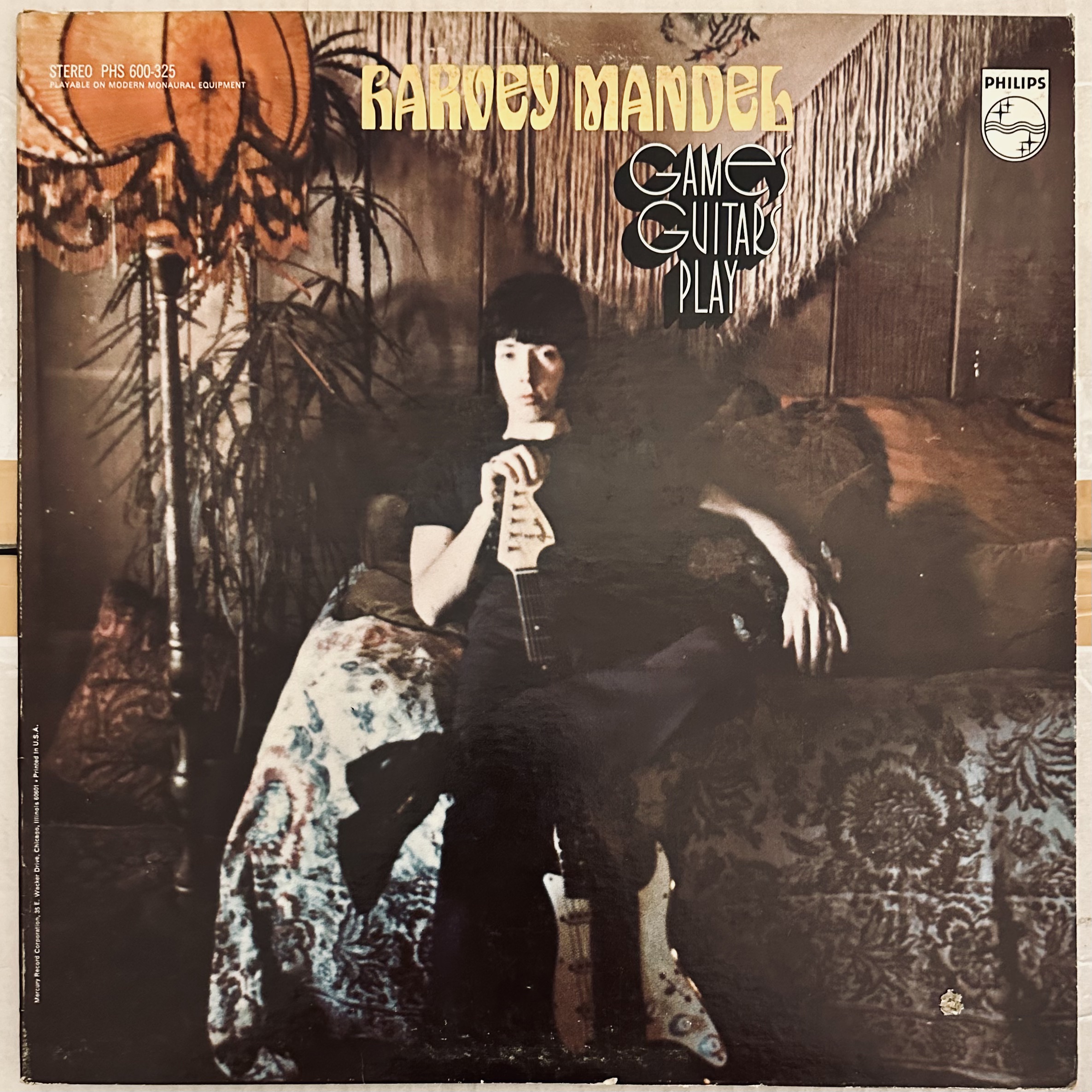 Games Guitars Play by Harvey Mandel (Vinyl record album review