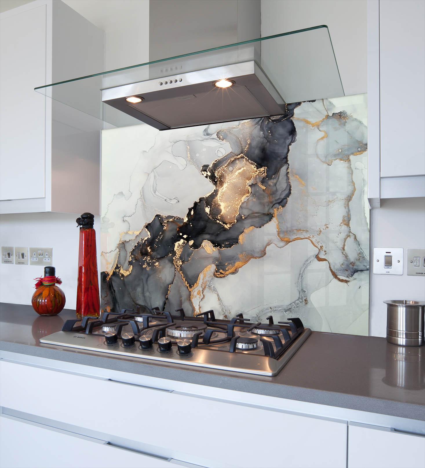 Printed Glass Radiator Covers, Toughened Colour2Glass