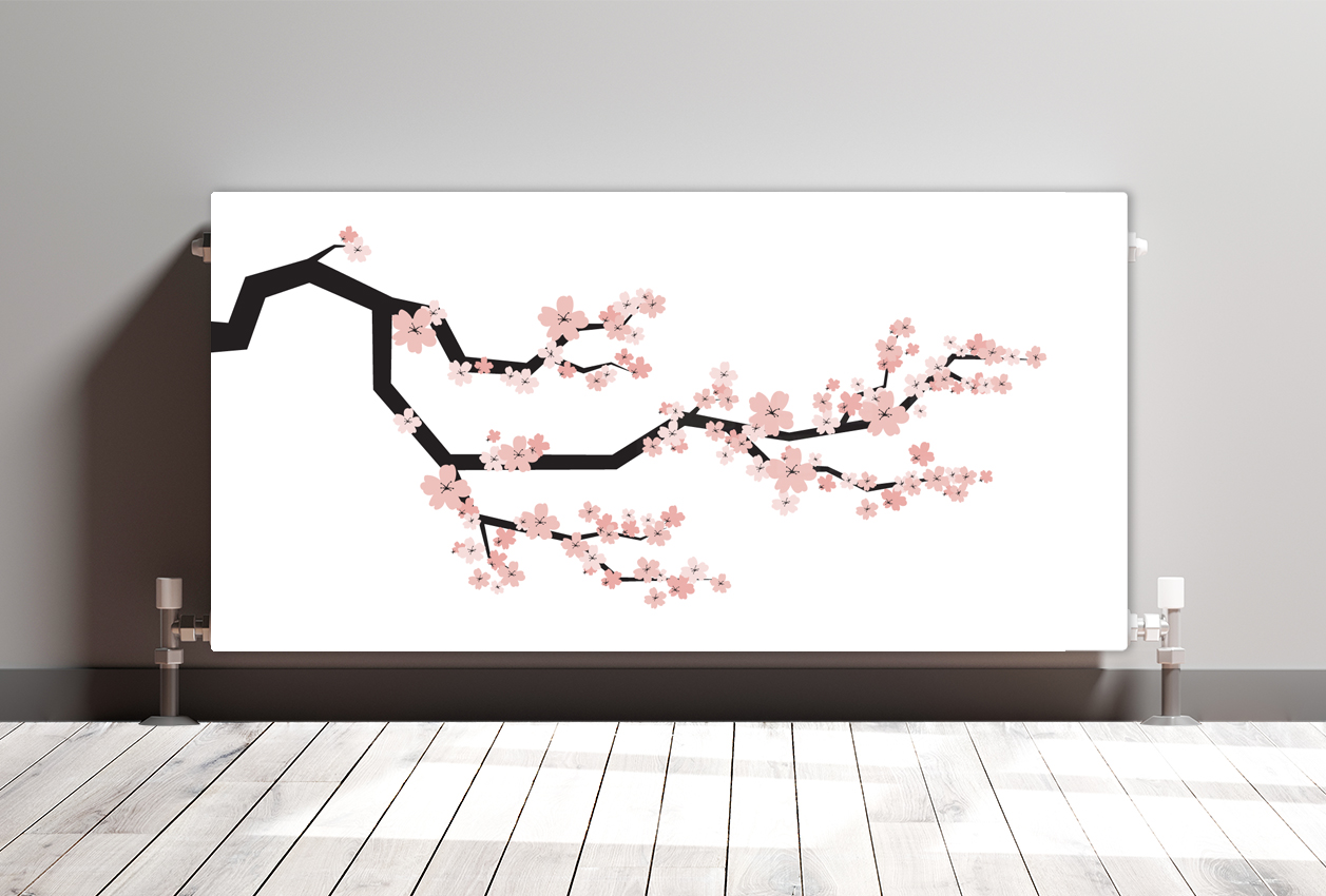 Printed Glass Radiator Covers, Toughened Colour2Glass