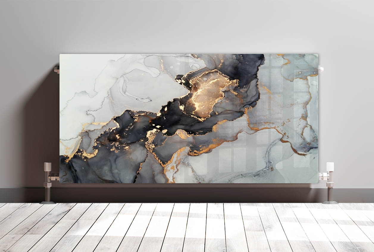 Printed Glass Radiator Covers, Toughened Colour2Glass