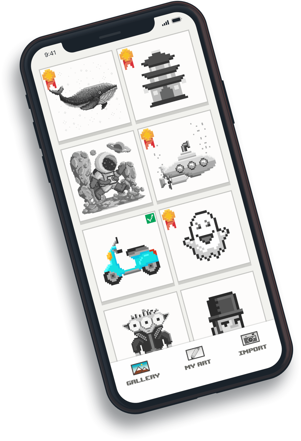 Pixeland Color By Number Online Paint by Numbers Free App Pixelandapp