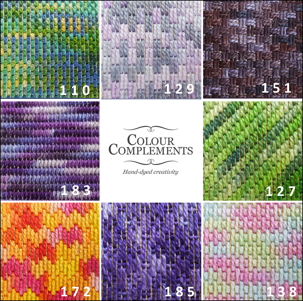 NEEDLEPOINT STITCH SAMPLES Colour Complements