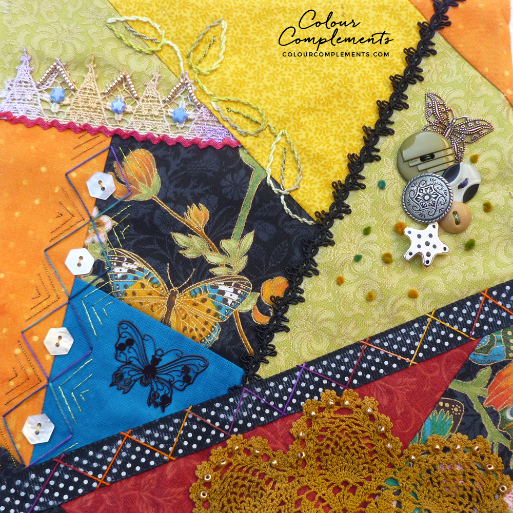 Crazy Quilting Embroidery crazyquilting 87B