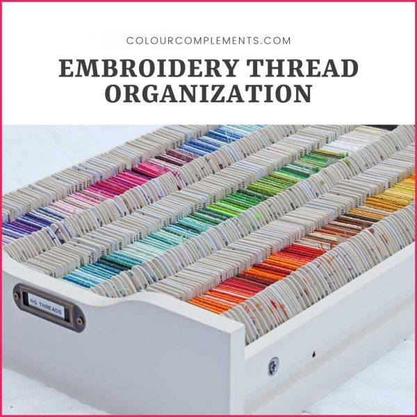 Embroidery Thread Storage Colour Complements