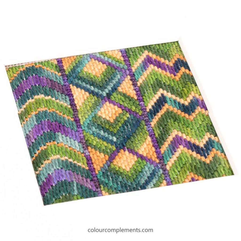 A Look At Our Bargello Needlework Sampler Colour Complements
