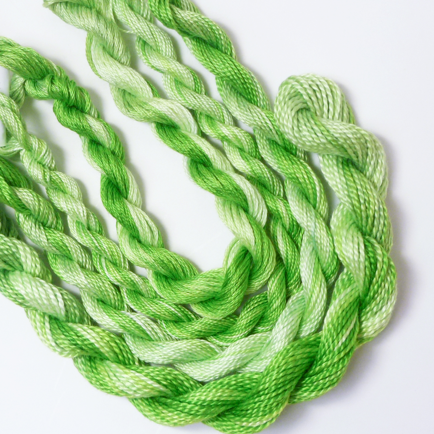 SPRING GREEN PERLE COTTON Colour Complements