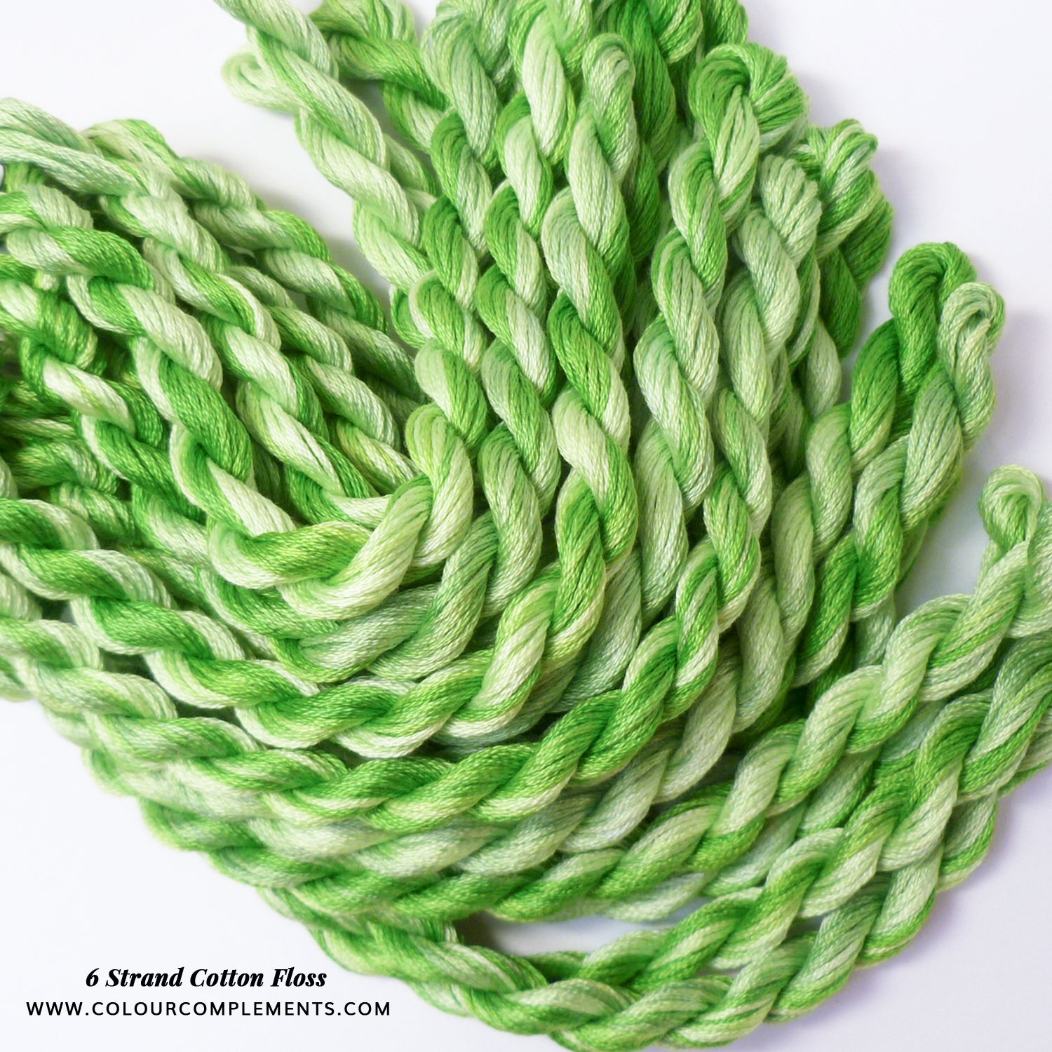 SPRING GREEN PERLE COTTON Colour Complements