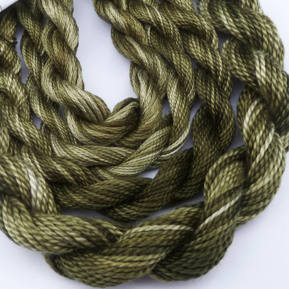 OLIVE GREEN EMBROIDERY THREADS Colour Complements