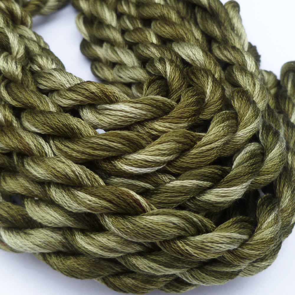 OLIVE GREEN EMBROIDERY THREADS Colour Complements