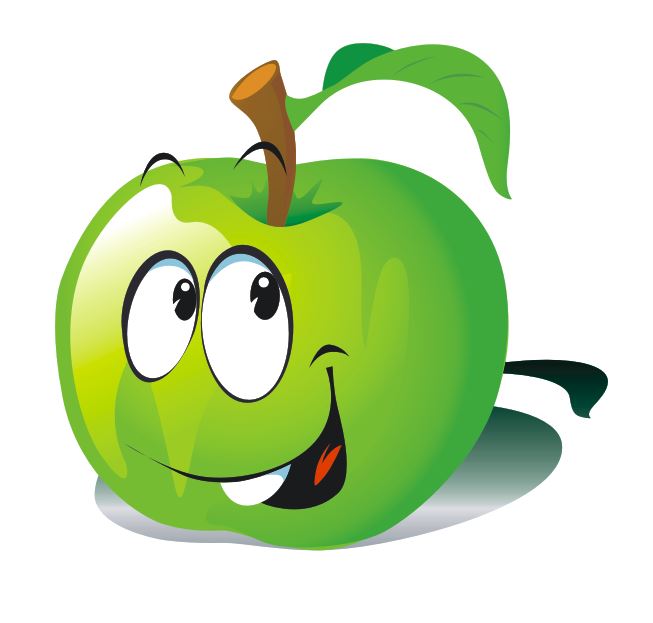 Apple sticker for kitchen wall tiles