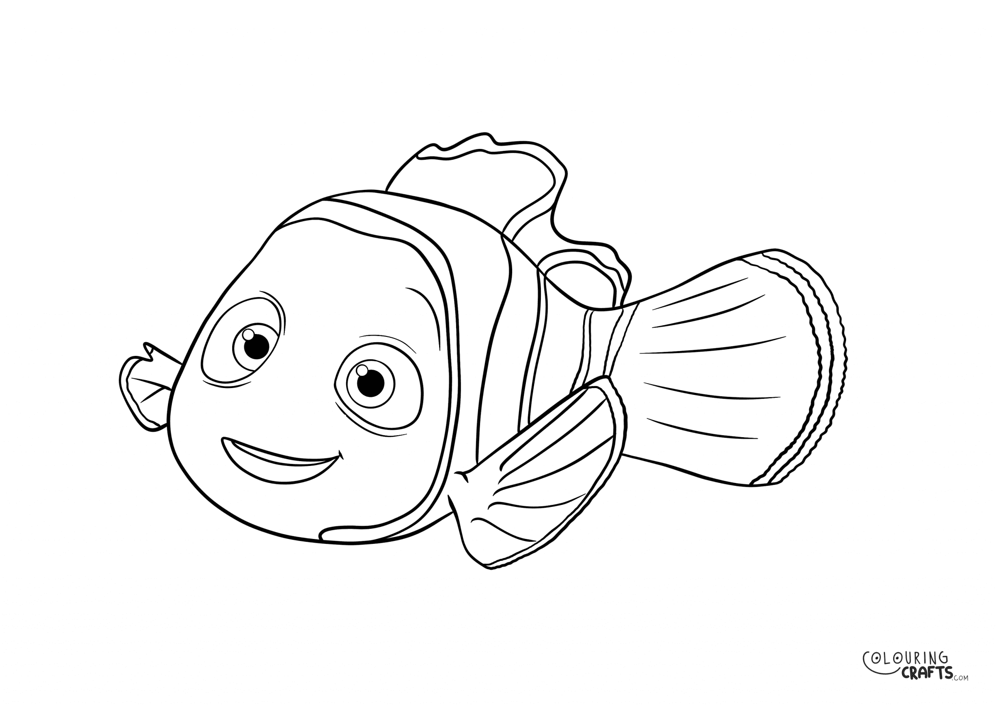 Nemo Finding Nemo Colouring Page Colouring Crafts