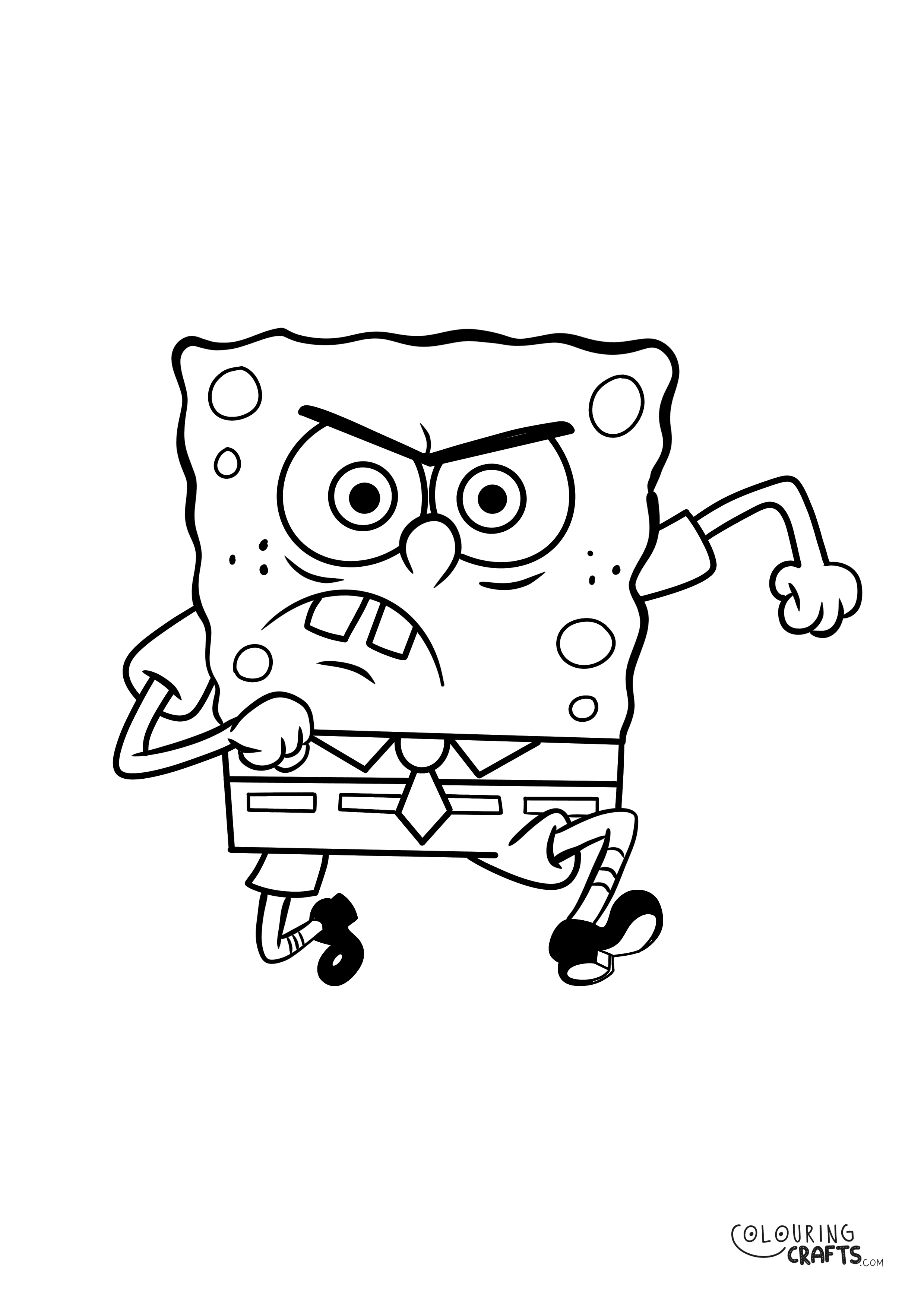 SpongeBob SquarePants Colouring Page Colouring Crafts