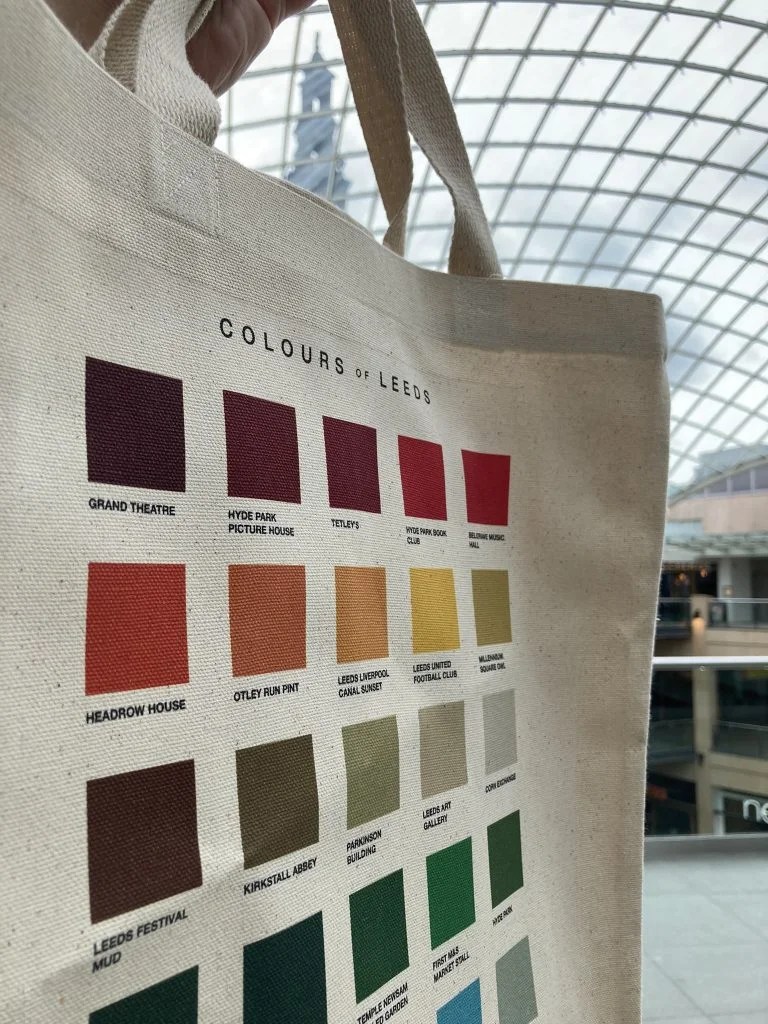 Colours Of Leeds Tote Bag Colours Of