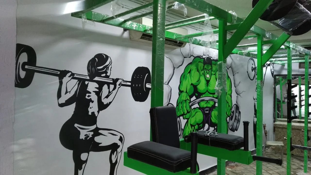 Gym Wall Painting Colours of Art