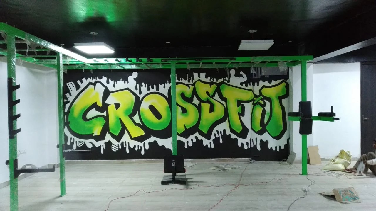 Gym Wall Painting Colours of Art