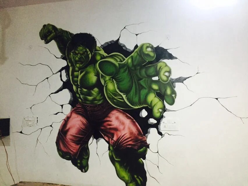 Gym Wall Painting Colours of Art