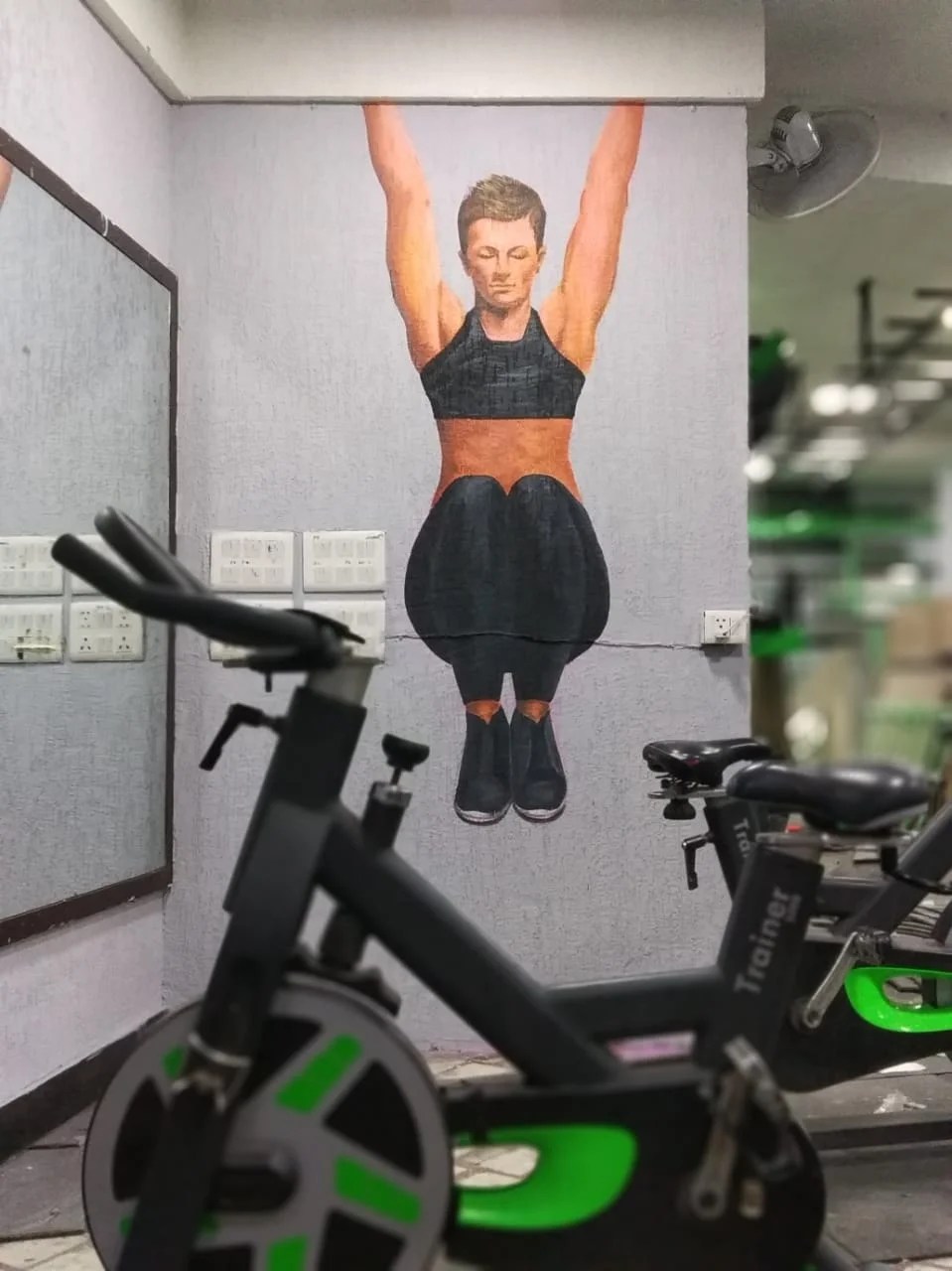 Gym Wall Painting Colours of Art