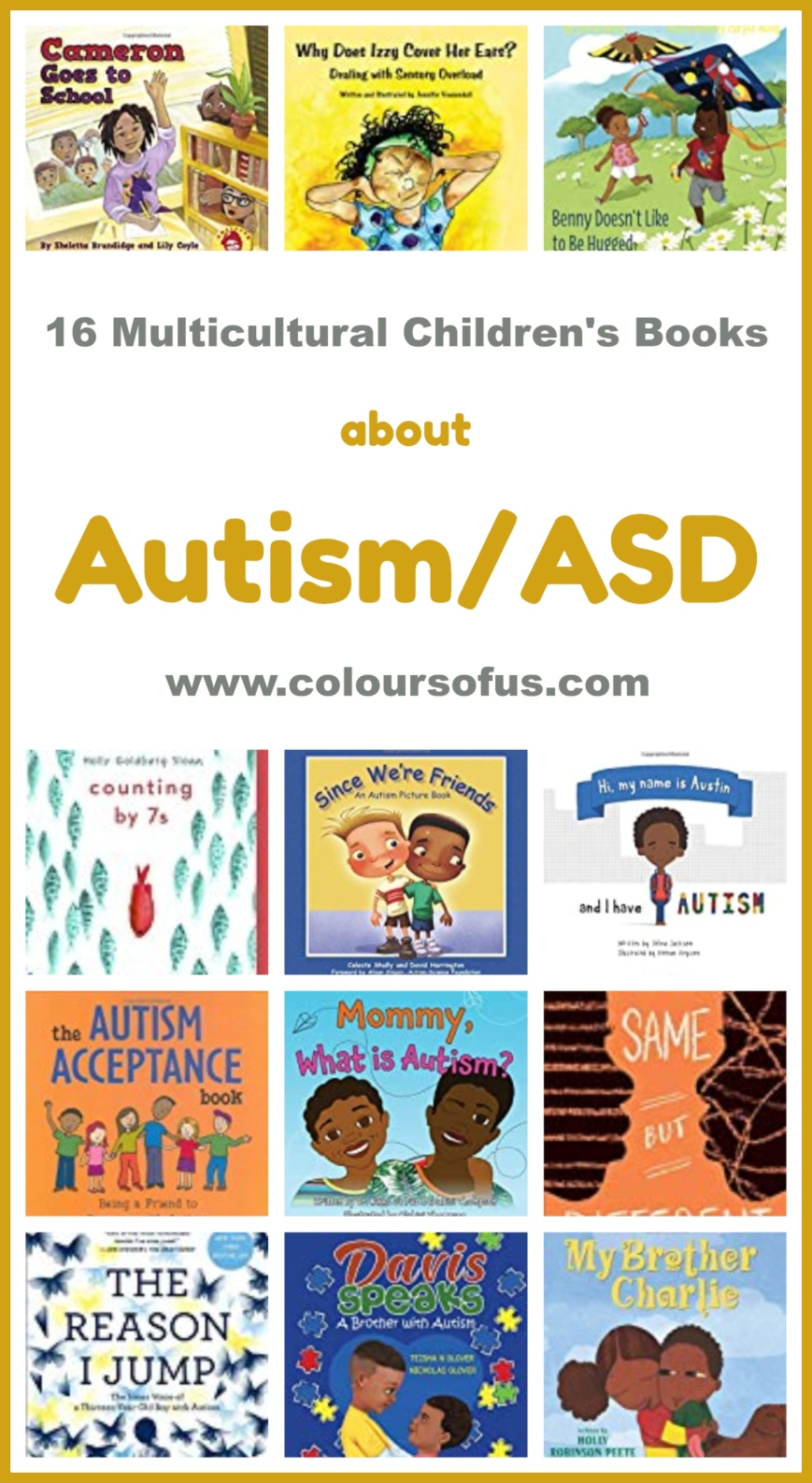 16 Multicultural Children's Books about Autism Colours of Us