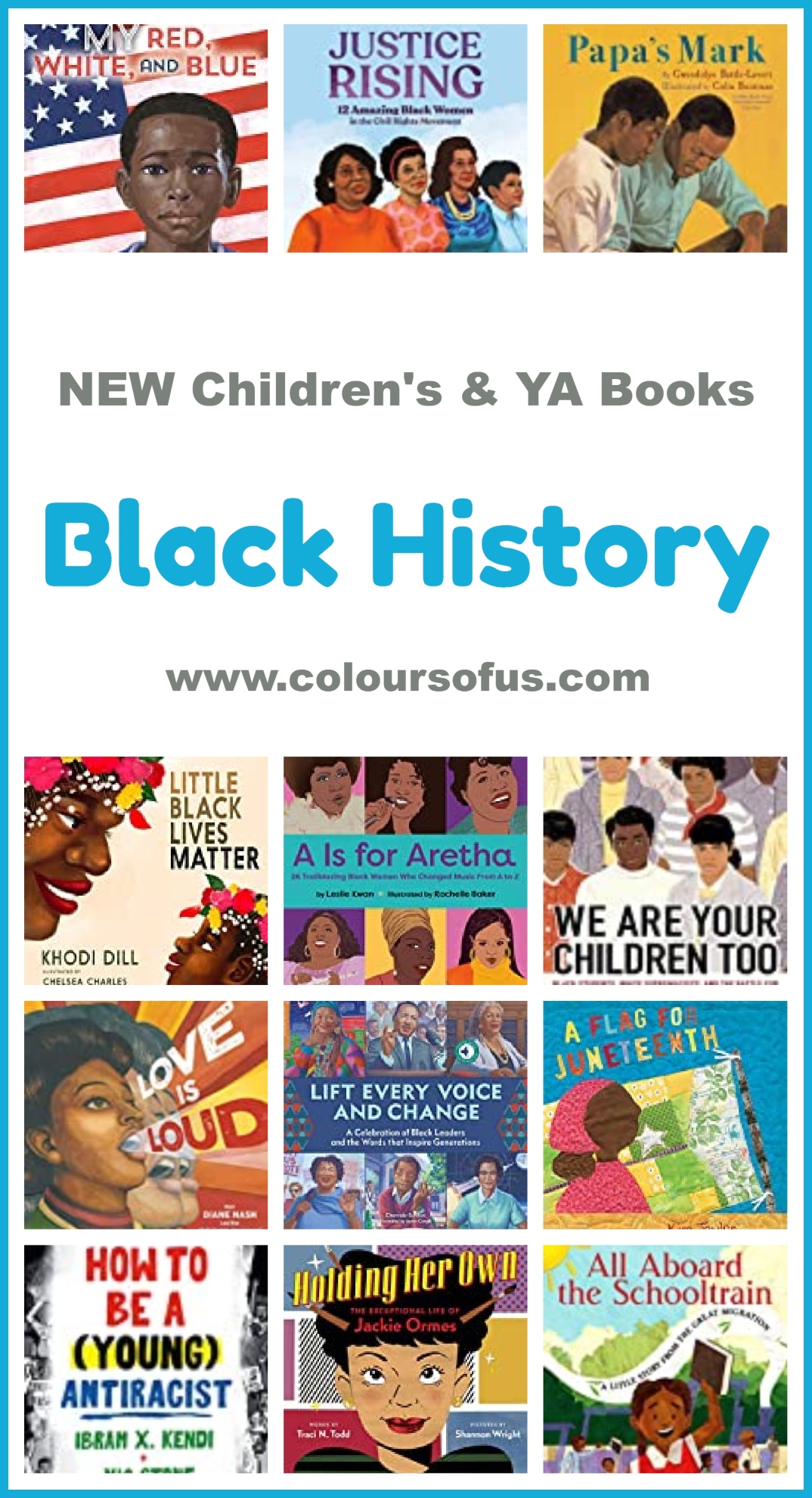 NEW Black History Books For Children & Teenagers Colours of Us