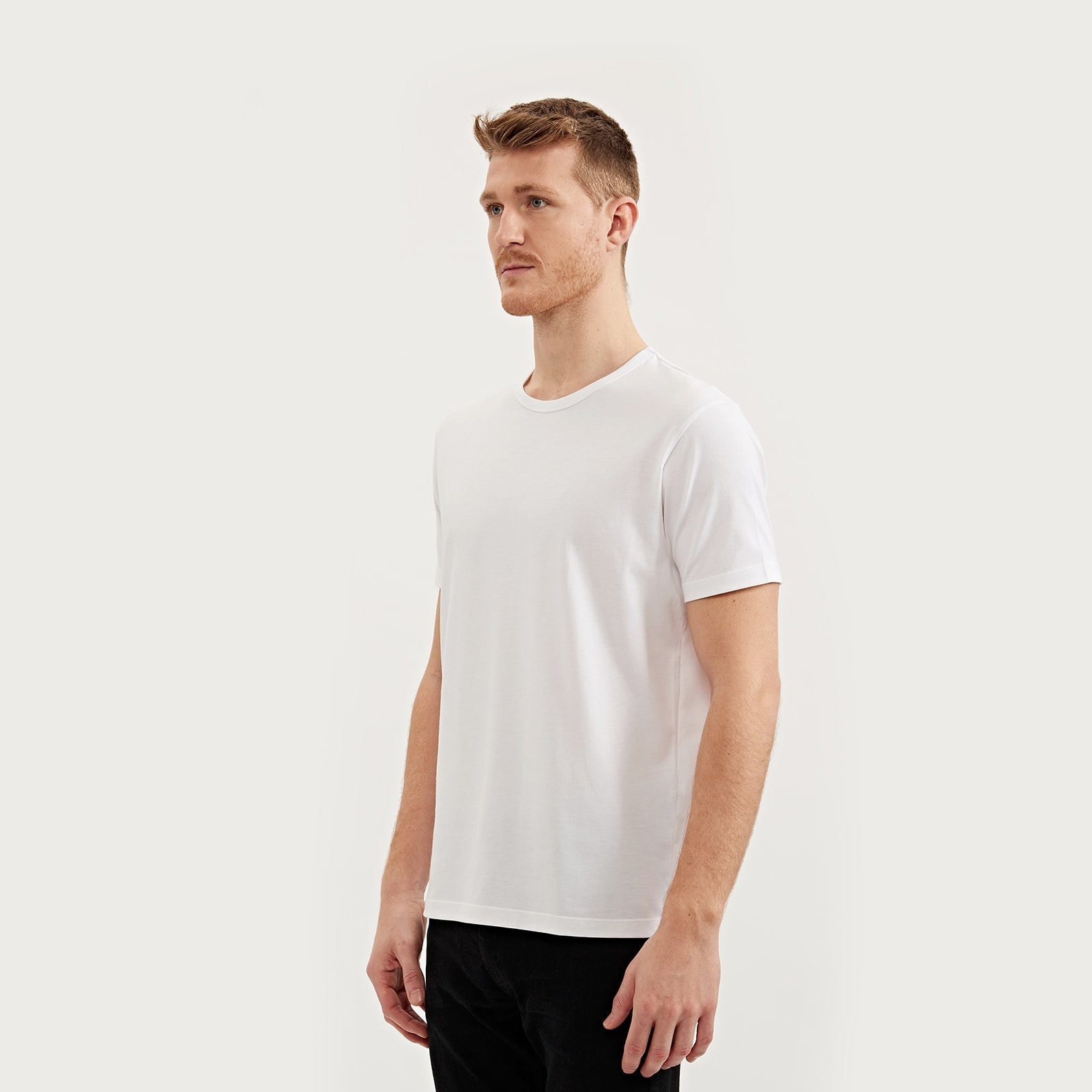 Supima Cotton TShirt White Colourways Textiles