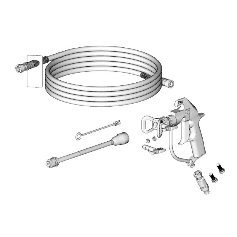 GRACO Spray Gun Airless Silver Plus Quick Start Kit 287823 Geelong Colourworld