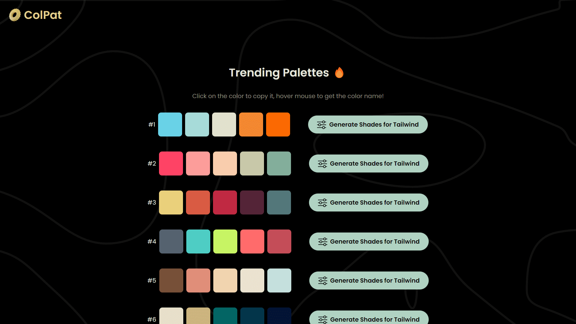 ColPat Trending Palettes 🔥
