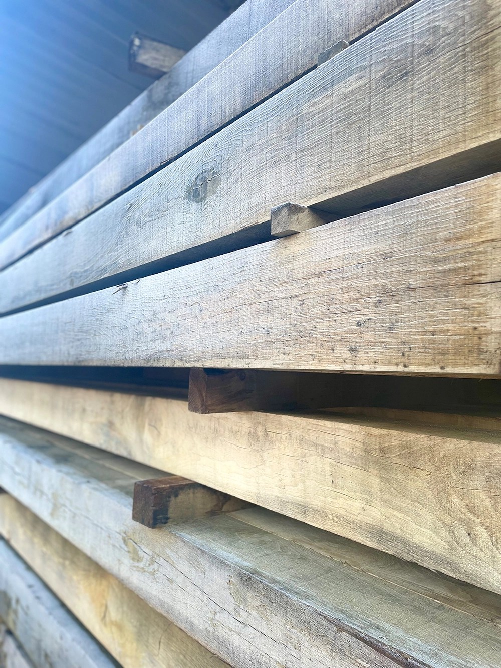 Fresh Cut (Green) Structural Oak Beams Coltman Bros Timber Merchants