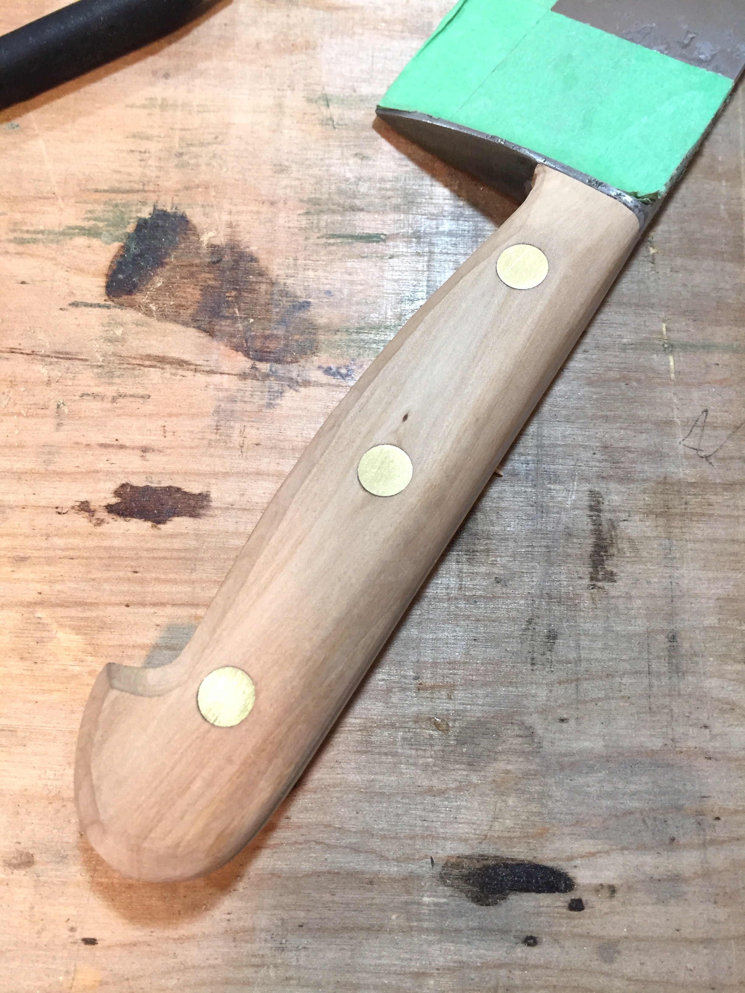 Refinishing an Antique Chef’s Knife Colton Handcrafted