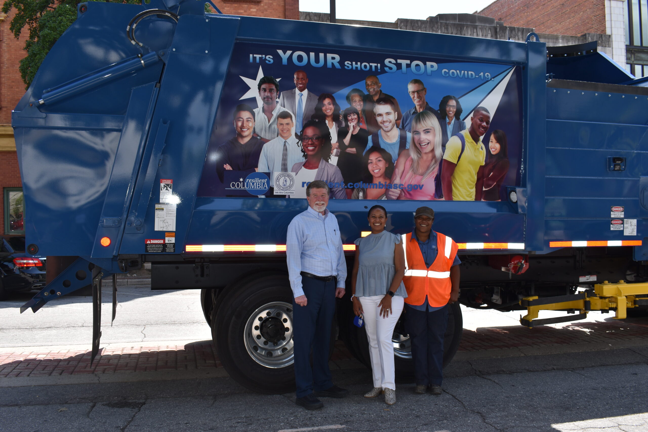 Mayor Steve Benjamin and the City of Columbia Unveil New Wrapped