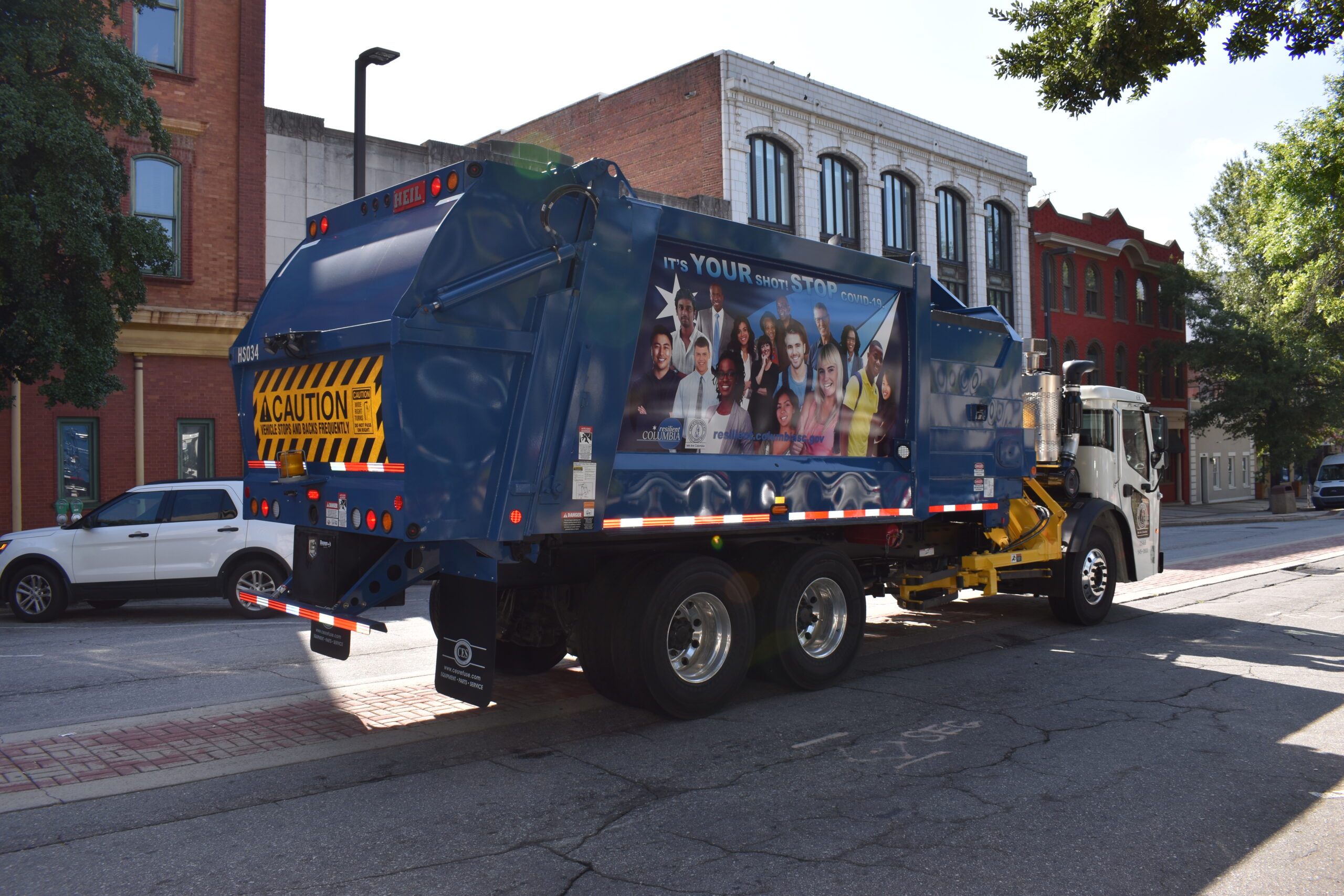 Mayor Steve Benjamin and the City of Columbia Unveil New Wrapped