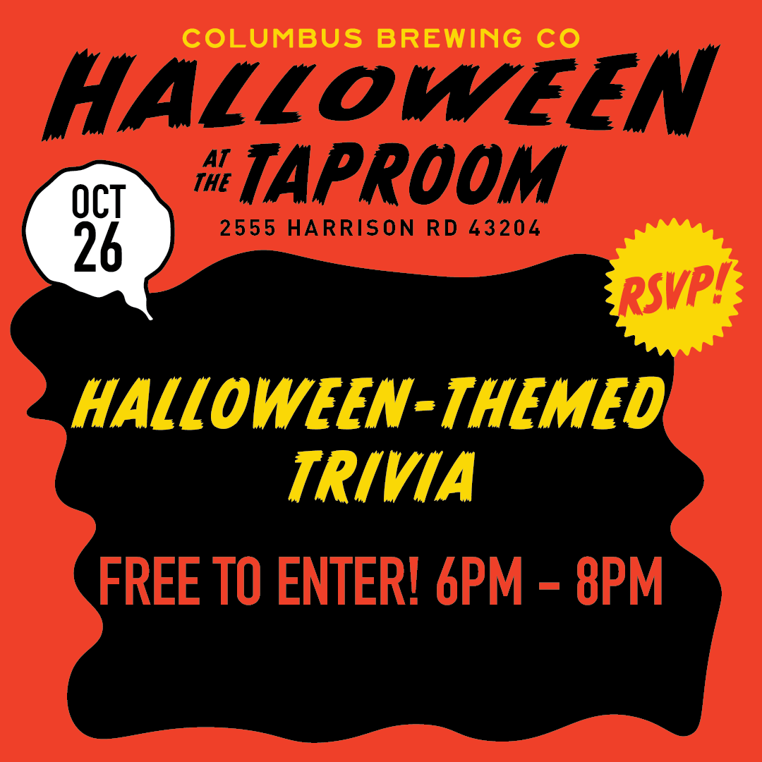Halloween Trivia Columbus Brewing Company