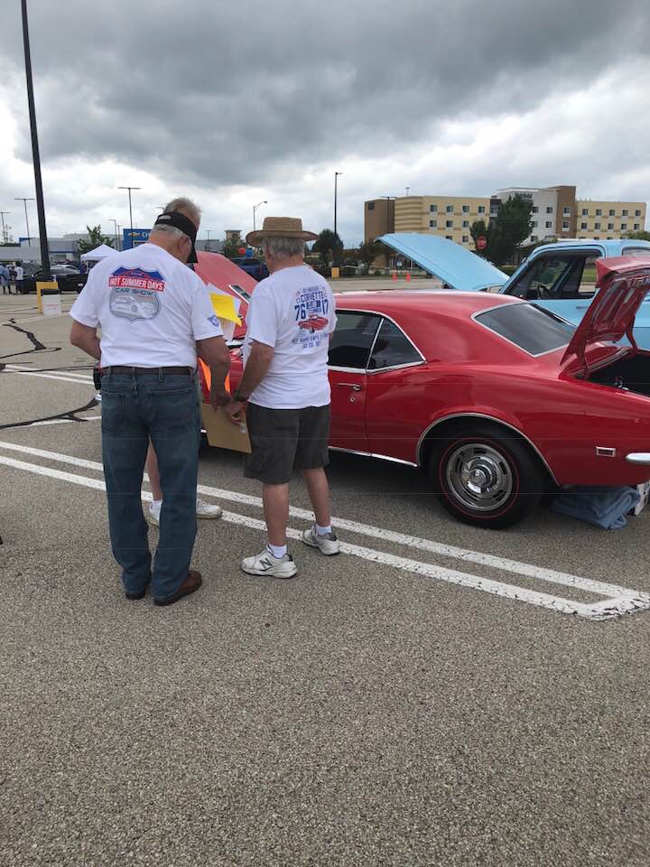 2018 Hot Summer Days Car Show Corvette Club of Columbus Indiana