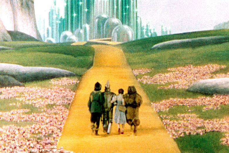 Follow the Yellow Brick Road Columns by nellie