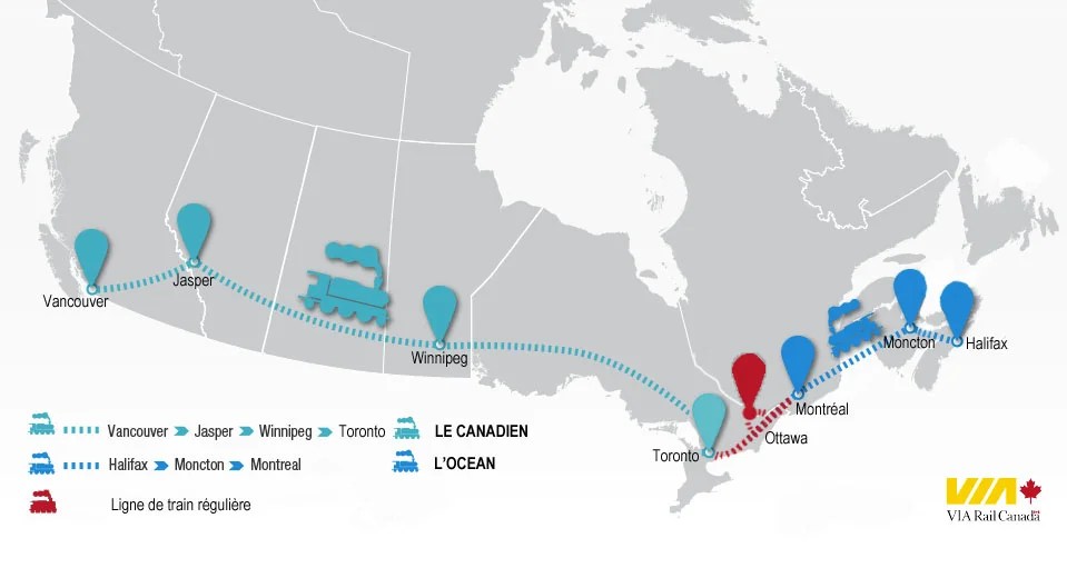 Cruzando Canadá en tren desde el Pacífico hasta el Atlántico [2023]