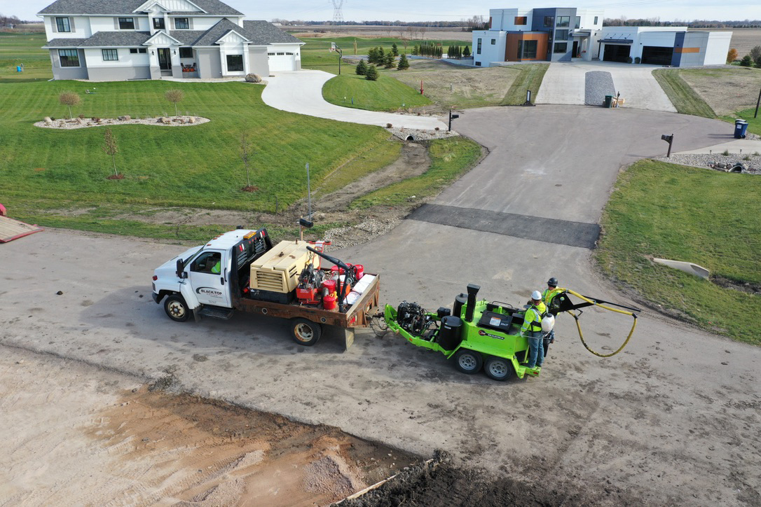 Arthur Estates Crack Sealing Journey Construction