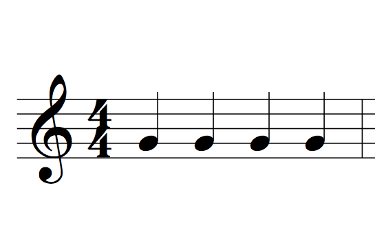 Compás de 4/4. Definición, tiempos, ejemplos, marcaje. Comamusical
