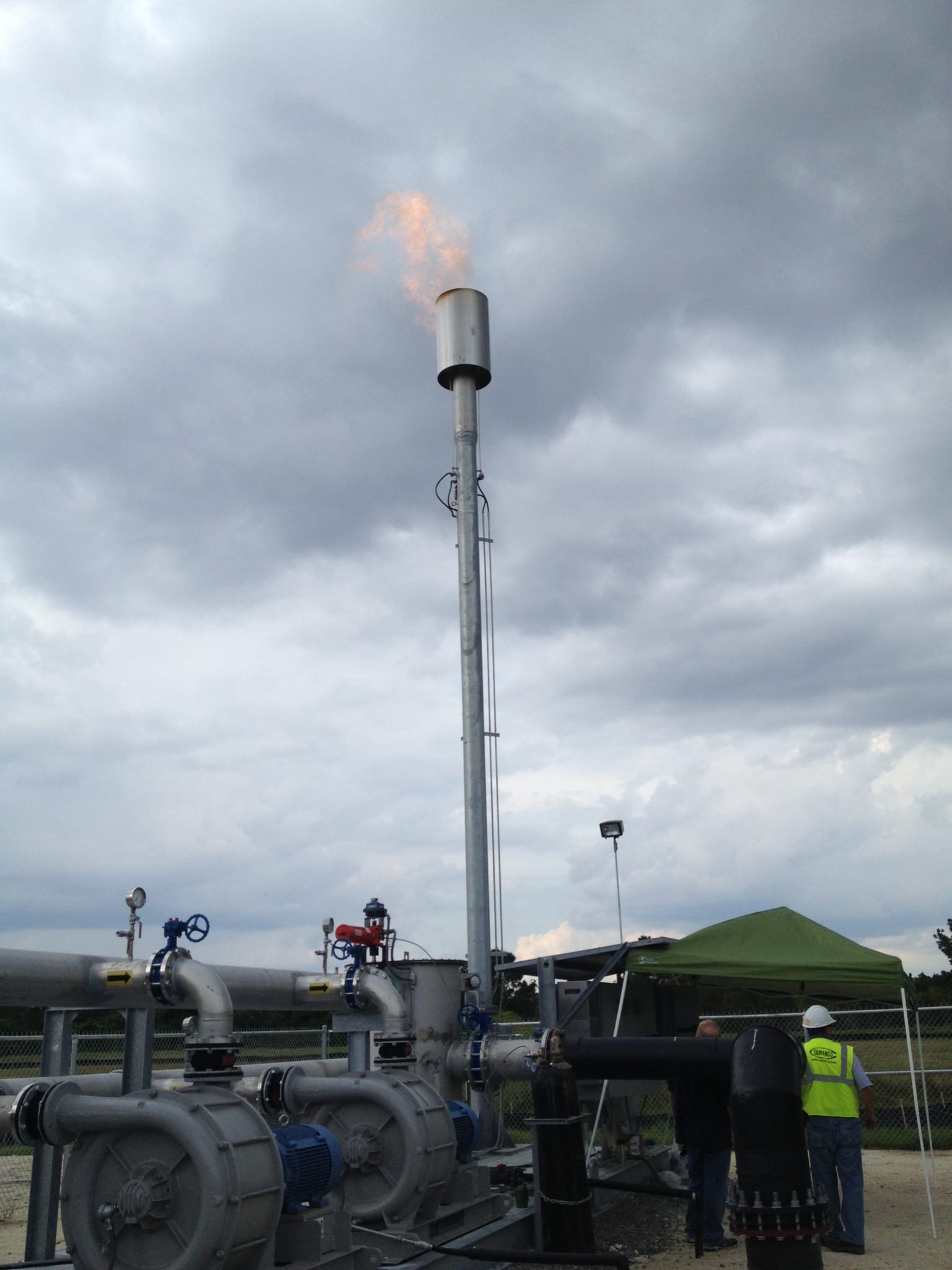 Polk County Landfill Flare Up and Running COMANCO