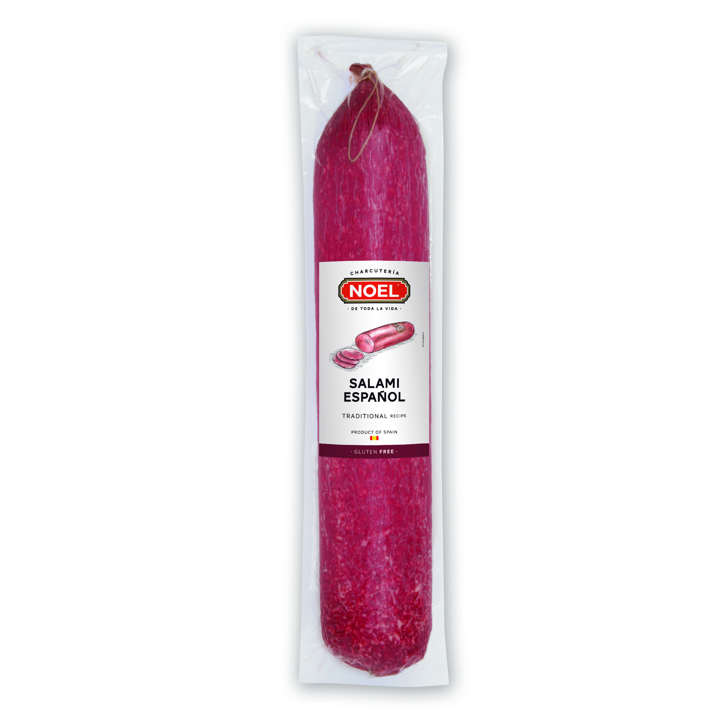 Salami extra 1/2 lb Quesos y Jamones importados