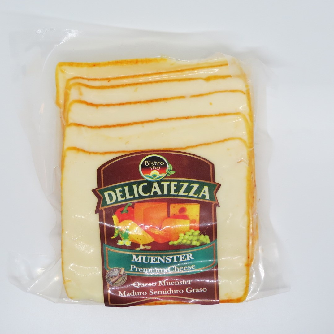 Muenster 1/2 lb Quesos y Jamones importados
