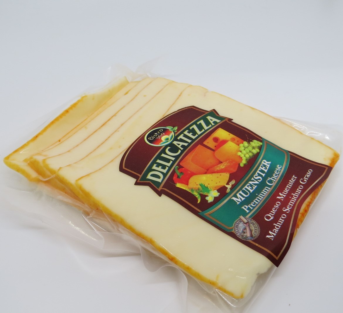 Muenster 1/2 lb Quesos y Jamones importados