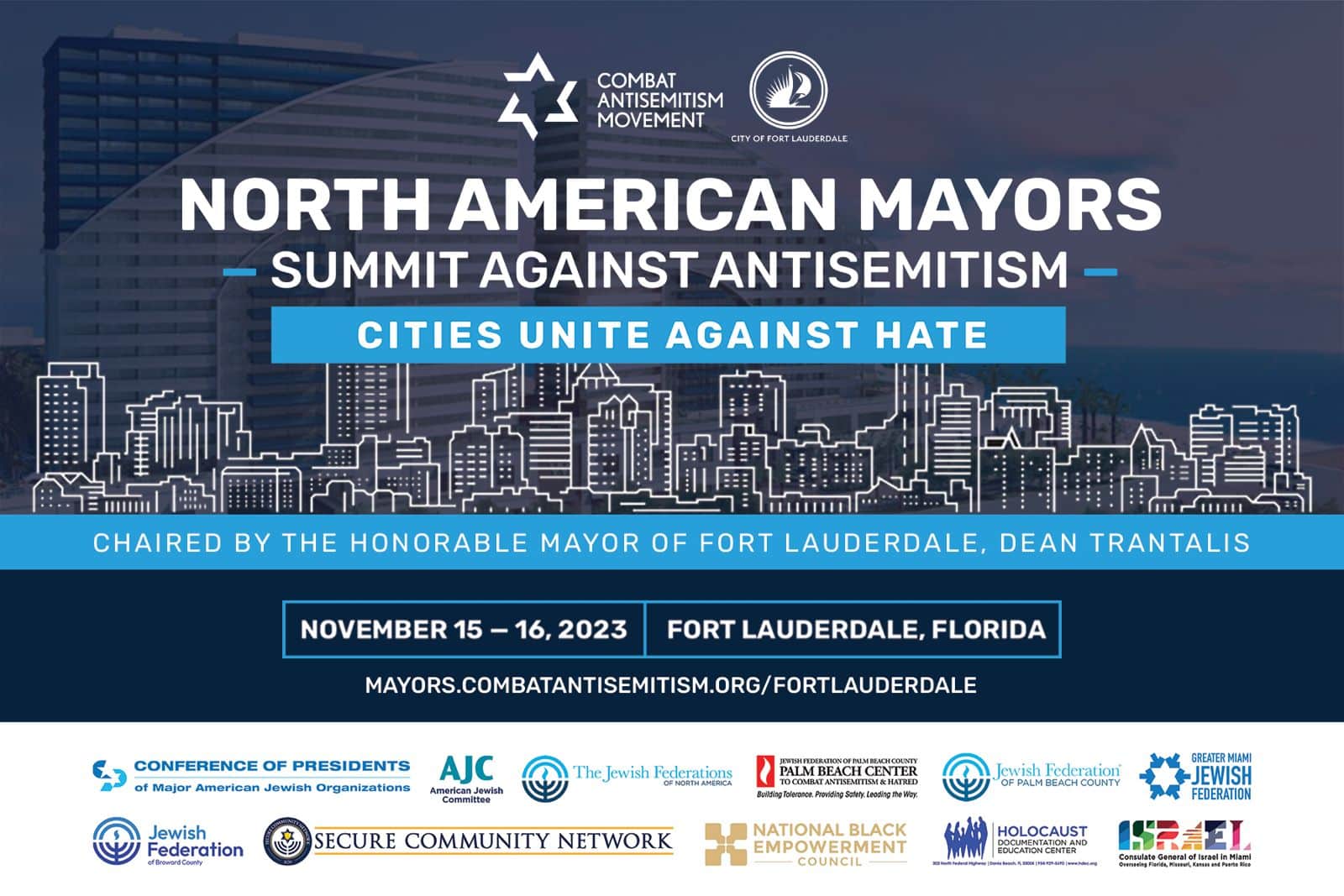 City of Fort Lauderdale Will Host First North American Mayors Summit