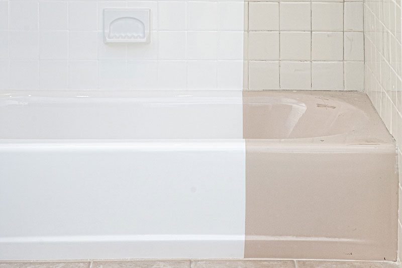 Porcelain bathtub refinishing by Combath Quality workmanship by pros