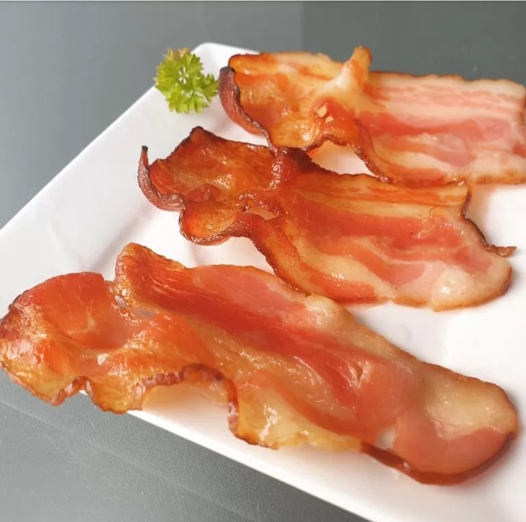 Oven fried bacon Combi Steam Cooking