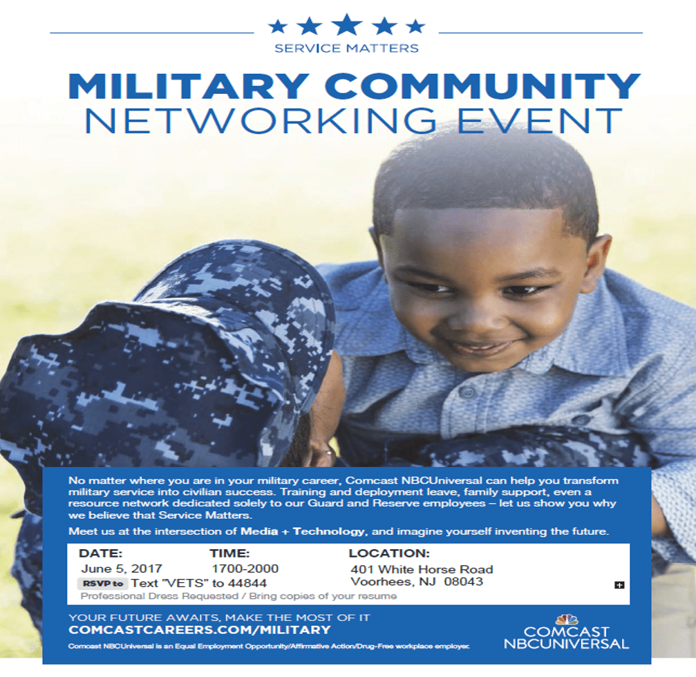 Comcast Military Open House Voorhees, NJ Comcast Philadelphia & New Jersey