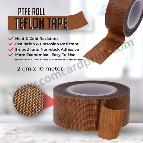 Ptfe Roll Teflon Tape 2cm x 10 meter Comcard