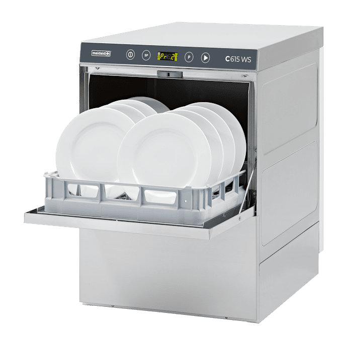 Maidaid C615WS CRange Commercial Tray/Dishwasher with Water Softener