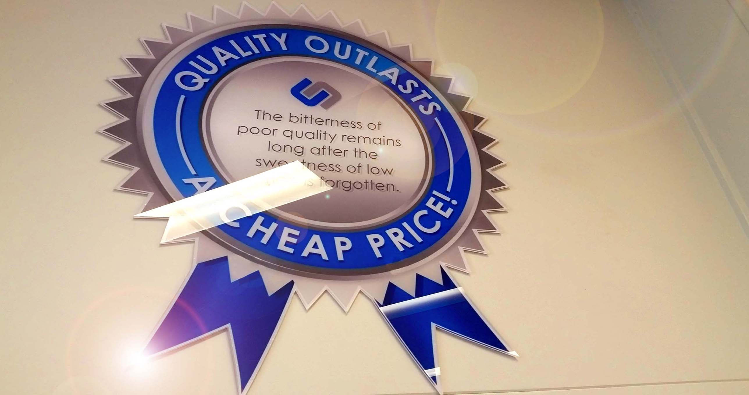 4 Quality sign ComCut Group