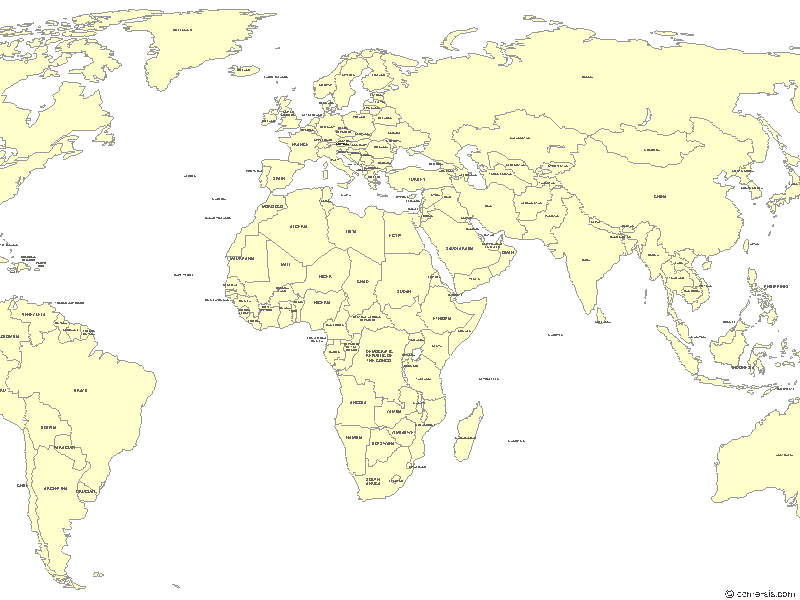 Les Défis De La "Carte Du Monde Interactive Excel" Carte Excel Pays du monde coloration avec chiffres
