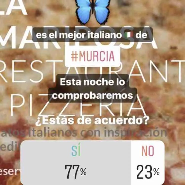 ¿Es el restaurante La Mariposa el mejor italiano de Murcia?